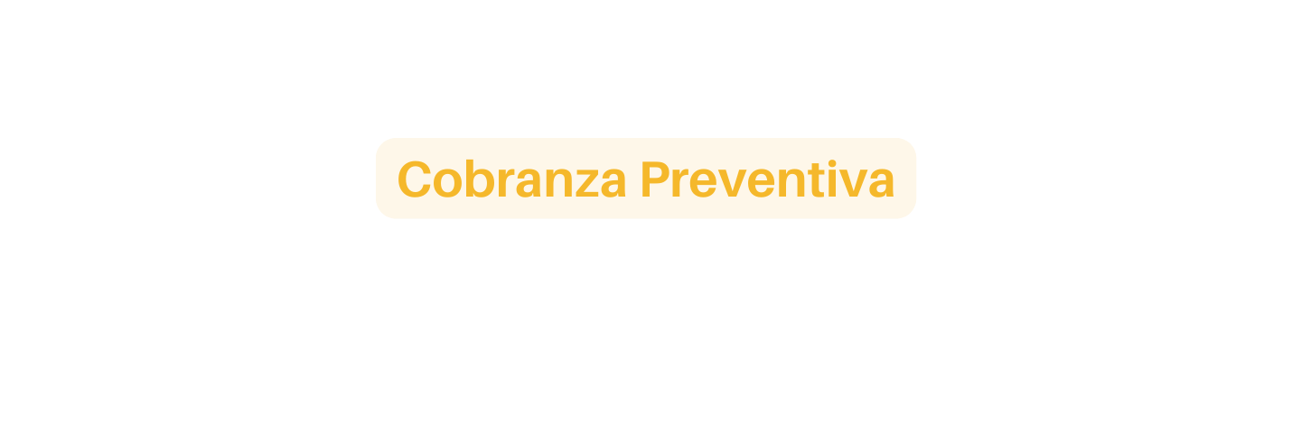 Cobranza Preventiva